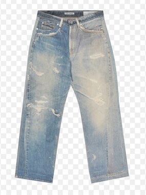 Our Legacy Men’s Light Blue Distressed Jeans